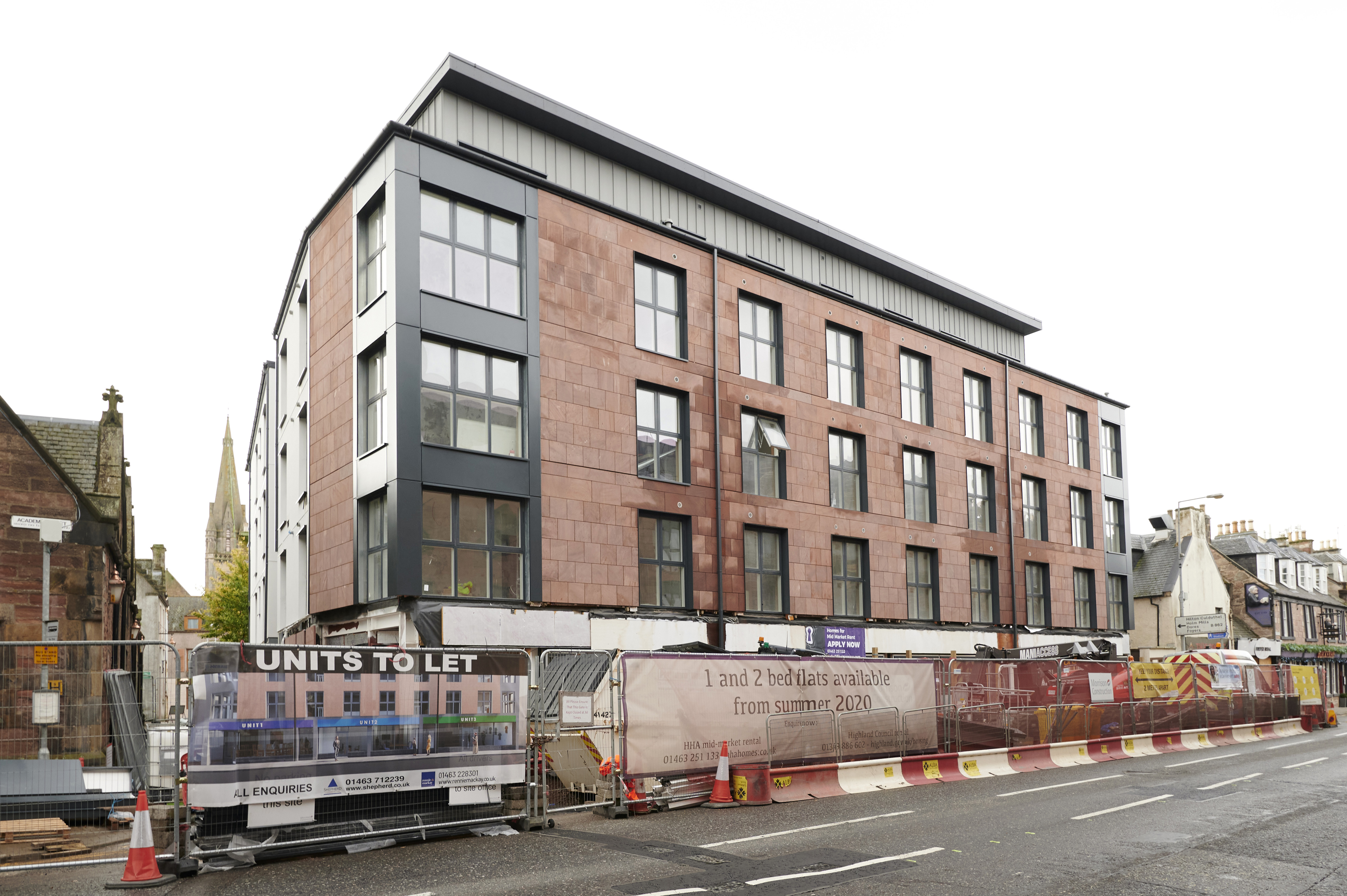 Inverness Academy Street apartments near completion Scottish Housing News